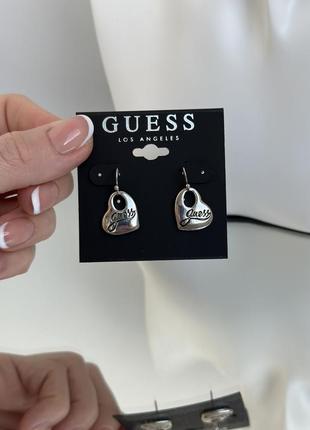 Сережки guess бижутерия серьги pandora