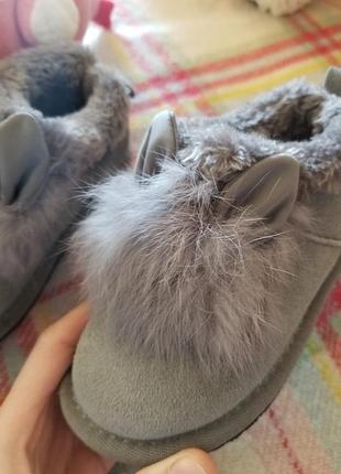 Угги детские зайки 3