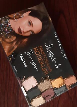 Палетка теней maybelline.