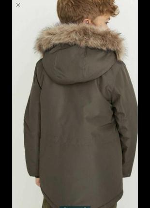 Зимняя куртка подростковая c&a 170- 1763 фото