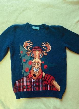 United colors of benetton новорічний светр для хлопчика