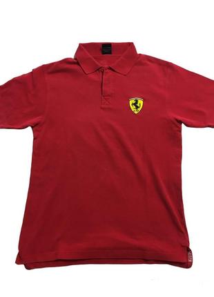 Футболка,тениска феррари,ferrari men's polo shirt official product 1999 винтаж1 фото