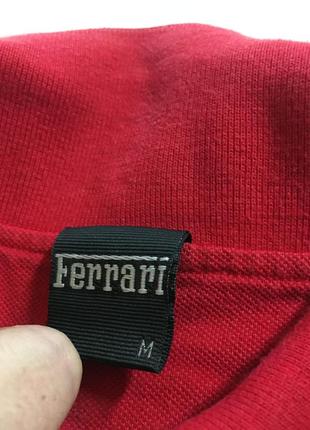 Футболка,тениска феррари,ferrari men's polo shirt official product 1999 винтаж2 фото