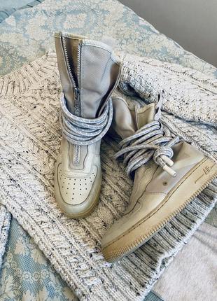 Кроссовки nike special field air force 1 hi rattan5 фото