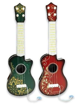 Гитара детская, со струнами в чехле, 2 цвета, 8056