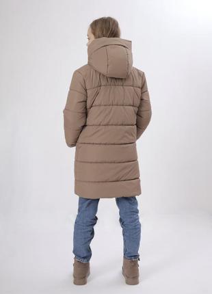 Пальто детское зимнее на девочку , на флисе5 фото