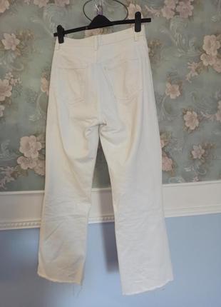 Білі широкі джинси2 фото