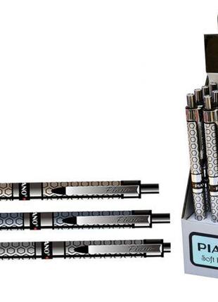Ручка масляная автомат "piano" синяя 24шт, 007-ps