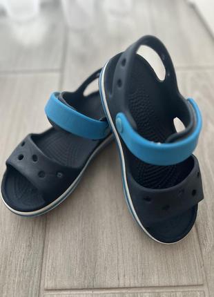 Детские сандалии, тапочки crocs, c11, размер 28