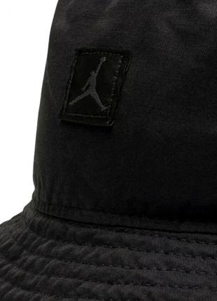 Nike jordan bucket jm washed cap dc3687-010 панама панамка унисекс оригинал черная5 фото