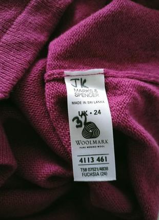 Кардиган m&s размер 5xl шерсть3 фото