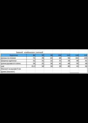 Зимний комбинезон 86-110 см3 фото