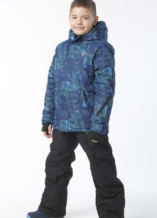 Зимний лыжный комплект (куртка+полукомбинезон) jeans boy pidilidi с черными брюками 104p