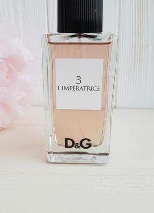 Туалетная вода dolce&gabbana 3 limperatrice1 фото