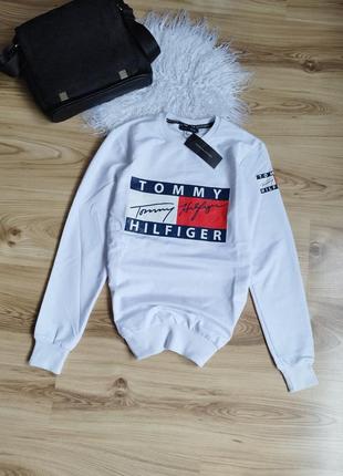 Стильний світшот в стилі tommy hilfiger