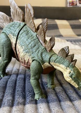 Фигурка jurassic world мегаразрушители стегозавр gwd60/gwd62 36см5 фото
