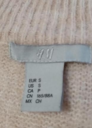 Брендовий теплий базовий пухнастий светр  р. s від h&m4 фото