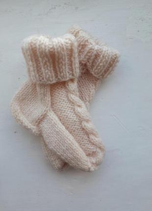 Носки детские теплые вязаные5 фото