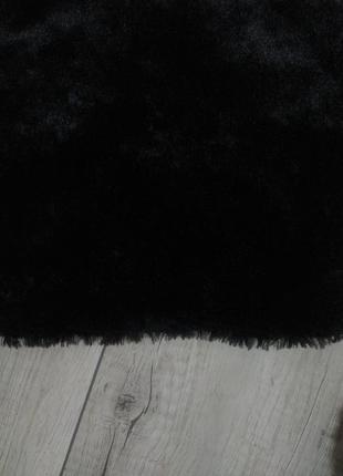Меховое болеро young dimension для девочки чёрное с бантом размер 122 (6-7 лет)6 фото