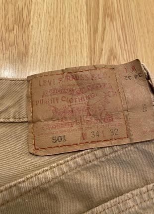 Джинсы брюки levi’s 501 34/325 фото