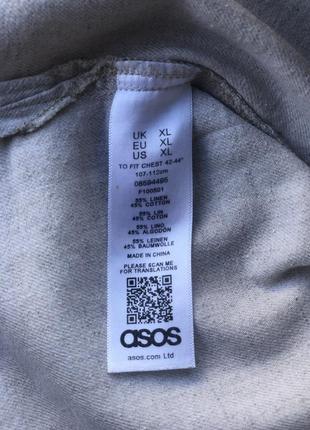 Сорочка asos льон/котон3 фото