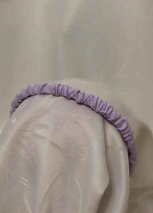 Обруч ободок обтянут атласной тканью