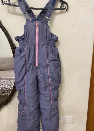 Детский зимний костюм для девочки kiko 114 размер наполнитель-пух цена-600грн стан-идеальный.7 фото
