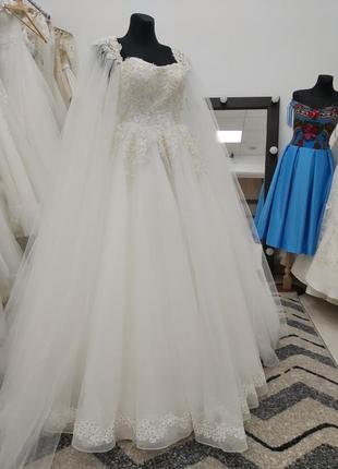 Новое свадебное платье. свадебное платье плюс сайз2 фото