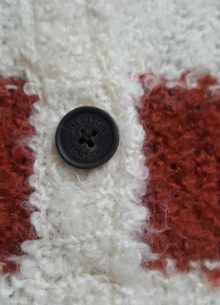 Кардиган кофта реглан пуловер из шерсти и альпаки maison scotch10 фото
