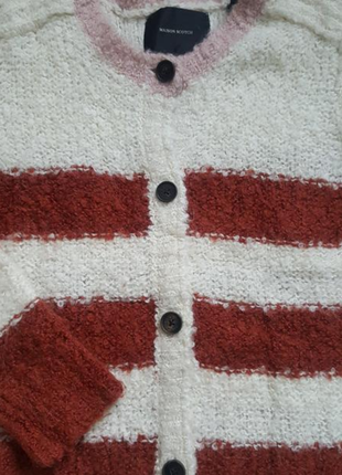 Кардиган кофта реглан пуловер из шерсти и альпаки maison scotch7 фото