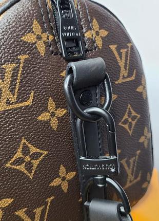 Красивая кожаная вместительная женская сумка коричневая в стиле louis vuitton monogram lv лв канва через плечо супер люкс турция3 фото