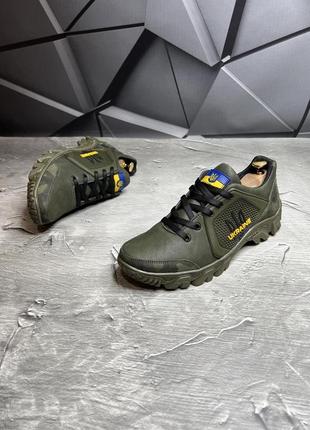 Кросівки тактичні військові зручні кросівки для військовослужбовців зсу зсу зсу ua/-хакі sh kf 40 (26см) gl-556 фото