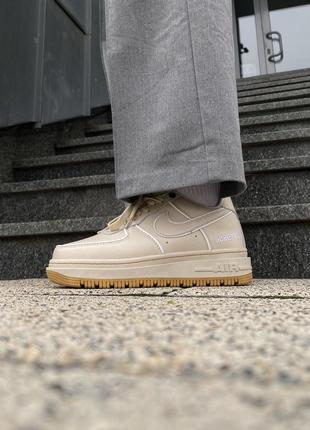 Nike air force 1 low gore-tex beige