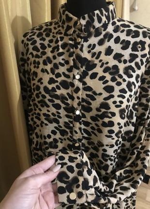 Блуза леопард3 фото