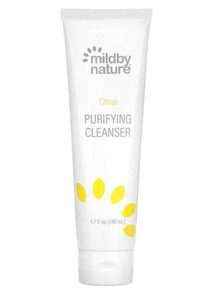 Mild by nature очищаючий гель purifying citrus cleanser, 140 мл