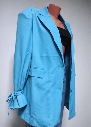 Пиджак с связками на рукавах от бренда misspap4 фото