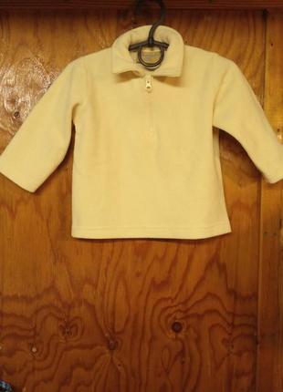 Кофта флисовая, флиска larkwood 12-18m/80-86