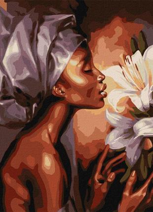 Картина по номерам "аромат лилий" идейка 40х50см, кно4846
