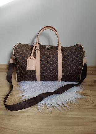 Стильний саквояж еко шкіра в стилі louis vuitton