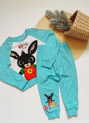Пижамка мальчику bing яркая 86 см костюм набор