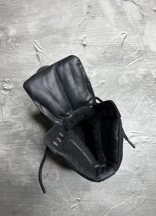 Берці тактичні зимові польові військові армійські черевики для військових зсу зсу black мех 40 (26см) gl-553 фото