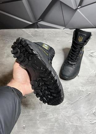 Берці тактичні зимові польові військові армійські черевики для військових зсу зсу black мех 40 (26см) gl-558 фото