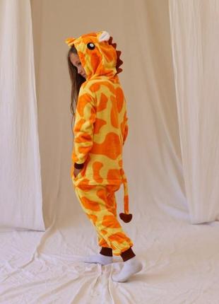 Теплая пижама кигуруми жираф - кигурумы пижама кенгуруми кенгуру кегуруми4 фото