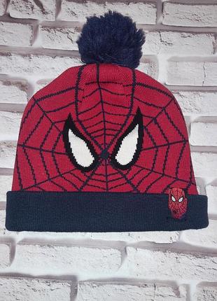 Детская шапка с бубоном marvel spider man h&m