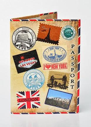 Обложка для паспорта штампы