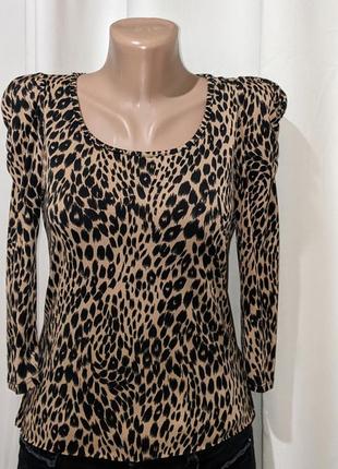Блуза леопардовый принт1 фото