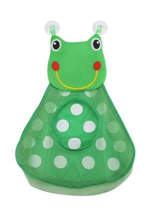 Органайзер у ванну для іграшок на присосках жабеня