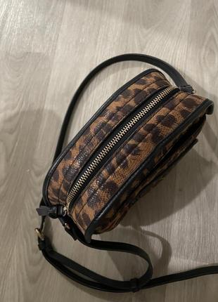 Crossbody клатч сумка леопардовая m&amp;s zara tommy hilfiger4 фото