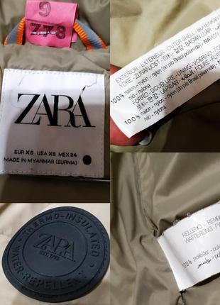 Zara p.xs куртка пуфер в виде mango hm massimo dutti6 фото