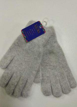 Перчатки пальчата рукавиці жіночі ангора1 фото